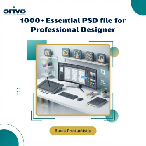 Orivo Digital 1000+ Essential PSD file for Professional Designer