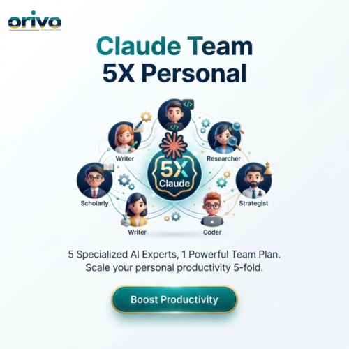 Orivo Digital Claude Team 5X Personal