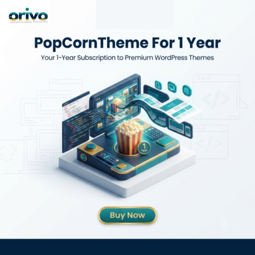 Orivo Digital PopCornTheme For 1 Year