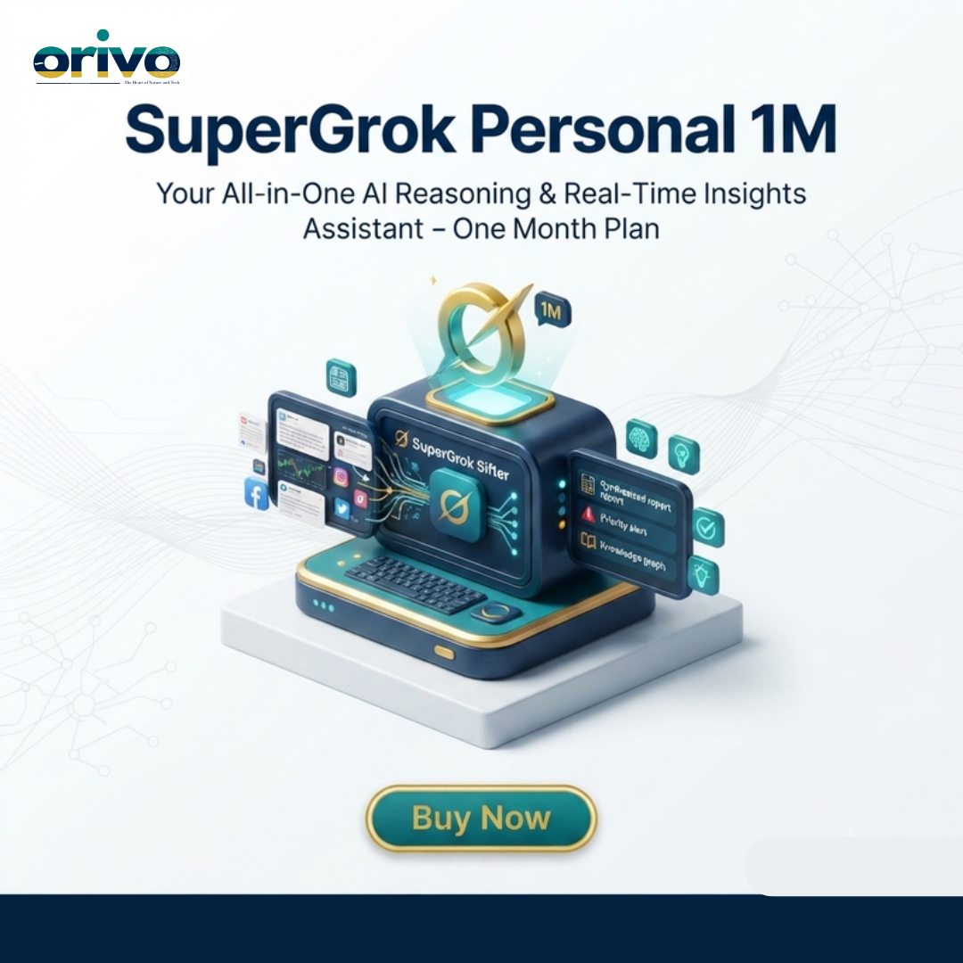Orivo Digital SuperGrok Personal 1M Orivo Digital SuperGrok Personal 1M